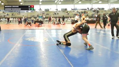 106 lbs Consi Of 32 #1 - Maddox Crooke, NC vs Andrew Rodriguez, TX