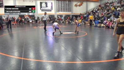 63 lbs Champ. Round 1 - Peter DeVore, Jesup Mat Club vs Skyler Steffen, Alburnett Mat Pack