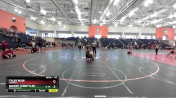 157 lbs Cons. Round 6 - Tyler Russ, Norwich vs Ronnie Christolin, Wesleyan (CT)