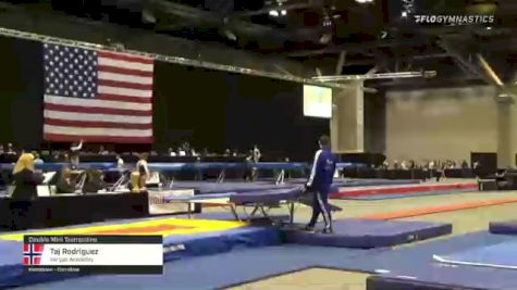 Taj Rodriguez - Double Mini Trampoline, Vargas Academy - 2021 USA Gymnastics Championships