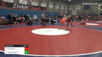 195 lbs Consolation - Guillermo Escobedo, Los Altos Hacienda Hts vs Donivan Giangregorio, Calaveras High