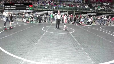 125 lbs Quarterfinal - Joseph Armeli, Red Nose vs Justus Burns, Shore Thing