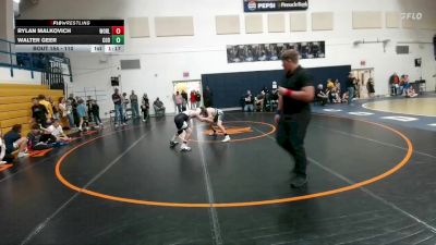 110 lbs Semifinal - Walter Geer, Cody Middle School vs Rylan Malkovich, Worland Middle School