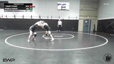 155 lbs Champ. Round 2 - Liberty Evans, Mt. View vs Isabella Garcia, Angelo Rodriguez
