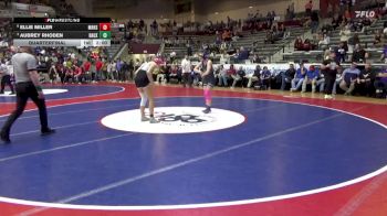 5A 120 lbs Quarterfinal - Aubrey Rhoden, Bauxite vs Ellie Miller, Mountain Home