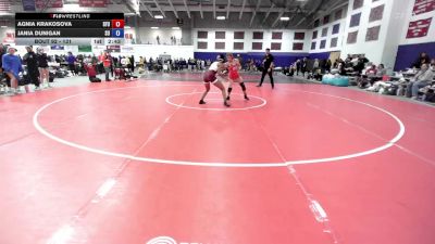 131 lbs Champ. Round 1 - Agnia Krakosova, Simon Fraser University vs Jania Dunigan, Schreiner University