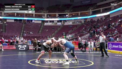 189 lbs Consi 1 - Terrell McFarland, Pottsville Area vs Mason Richards, Spring-Ford
