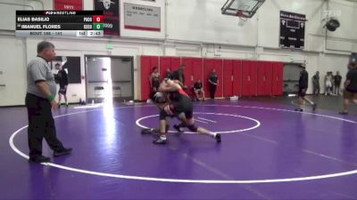 141 lbs Cons. Round 3 - Elias Basilio, Palomar College vs Imanuel Flores, Cerritos College