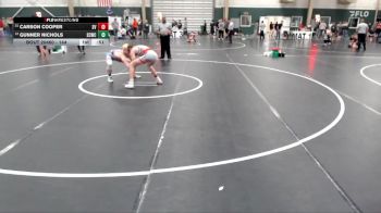 144 lbs 5th Place Match - Carson Cooper, Southwest Valley vs Gunner Nichols, Smith County Wrestling Club