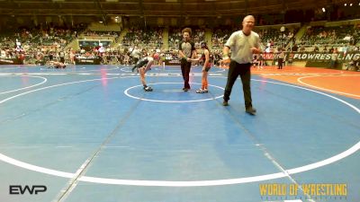 88 lbs Round Of 16 - Danika Trujillo, WolfPack Wrestling Academy vs Leila Linton, Force Elite