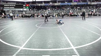 49 lbs 3rd Place - Jordan Nicolas, Ciwc Team Intensity vs Vaughn Seibel, Belleville Little Devils