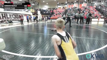 49 lbs Consi Of 4 - Jameson Mantle, Wagoner Takedown Club vs Hudson Tyler, Hulbert