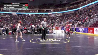 155 lbs 5th Place - Whisper Abercrombie, General McLane-G vs Mylea Lambert, Northampton-G