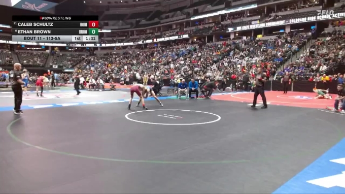 113-5A Champ. Round 1 - Caleb Schultz, Horizon vs Ethan Brown, Broomfield