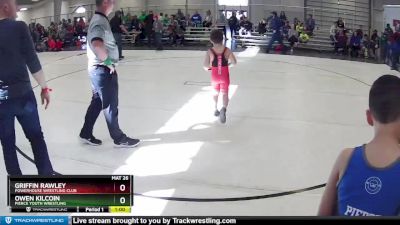 30 lbs Round 4 - Owen Kilcoin, Pierce Youth Wrestling vs Griffin Rawley, Powerhouse Wrestling Club