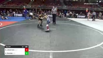 89 lbs Quarterfinal - Boone Jespersen, Valentine WC vs Adam Baladez, Victory Training Center