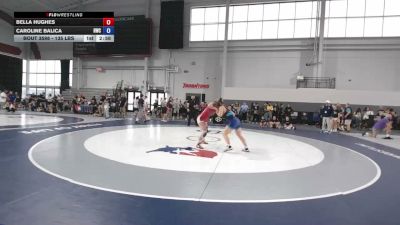 135 lbs Champ. Rd Of 16 - Bella Hughes vs Caroline Balica, Hybrid Wrestling Club