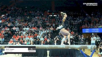 Madi Dagen - Beam, Oregon State - 2019 NCAA Gymnastics Regional Championships - Oregon State