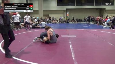 165 lbs Round 1 (6 Team) - Brody Cowen, BRAWL Silver vs Lawson Thorne, Tallahassee War Noles