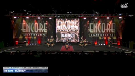 MB Elite - Blackout [2025 L3 Junior - Flex - D2 - Small Day 2] 2025 Encore Grand Nationals