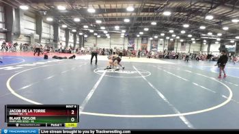 130 lbs Rd# 5- 3:45pm Friday Final Pool - Jacob De La Torre, Ranger WC vs Blake Taylor, Maryland Gold