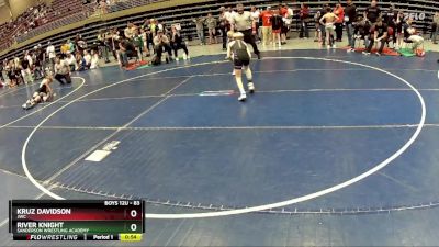 83 lbs 5th Place Match - Kruz Davidson, JWC vs River Knight, Sanderson Wrestling Academy