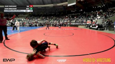55 lbs Consi Of 16 #2 - Zane Enriquez, Takedown Elite vs Kain Brecount, Moyer Elite