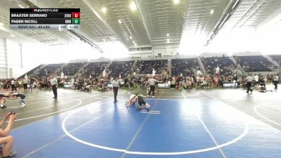88 lbs Rr Rnd 2 - Braxten Serrano, Stout Wrestling Academy vs Paden Nicoll, Grindhouse WC