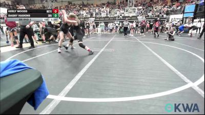 125 lbs Rr Rnd 3 - Keely Woods, Murray County Takedown Club vs Dagny Haskins, Shelton Wrestling Academy