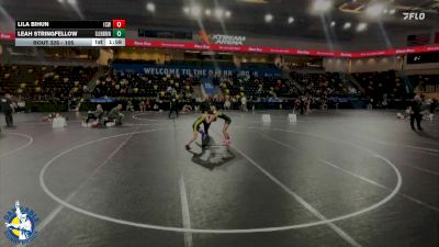 105 lbs Cons. Round 1 - Leah Stringfellow, Northbrook (Glenbrook North) vs Lila Bihun, Iowa City West