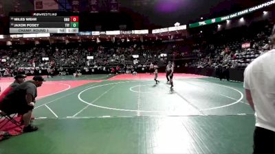 75 lbs Champ. Round 1 - Miles Wehr, BMDA vs Jaxon Posey, TVY2