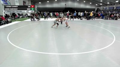 144 lbs Cons. Rd Of 16 - Aiden Quevedo, New Wave Wrestling Club vs Tohmi Carney, Coweta Youth Wrestling