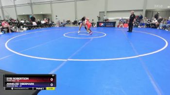 140 lbs Round 3 (8 Team) - Syri Robertson, Texas Red vs Annelise Obermark, Missouri Red