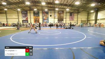 95 lbs Rr Rnd 1 - Murphy Lengkeek, Indiana Outlaws Red vs Jake Fiordaliso, Shore Thing Sharks