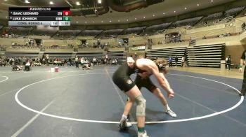 145 Championship Bracket Cons. Round 4 - Isaac Leonard, Stillwater vs Luke Johnson, Kenyon-Wanamingo