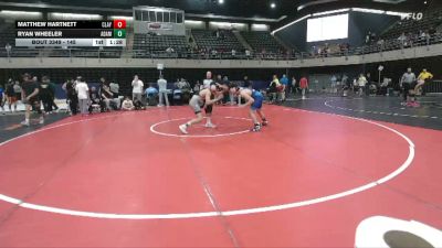 145 lbs Consi Of 8 #2 - Matthew Hartnett, Clayton vs Ryan Wheeler, Adamstown