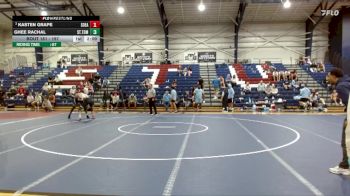 197 lbs 3rd Place Match - Ghee Rachal, St. Thomas University vs Kasten Grape, Southeastern