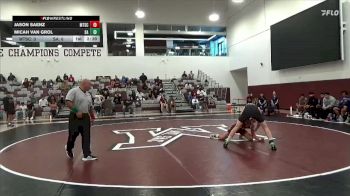 141 lbs Quarters & 1st Wb (16 Team) - Jason Saenz, Mt. San Antonio College vs Micah Van Grol, Santa Ana