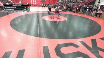 150 lbs Champ. Round 1 - Myles Monis, Lombard (MONTINI) vs Rylend Slover, TUTTLE (OK)