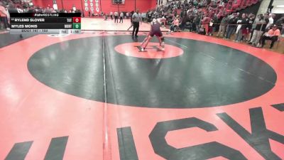 150 lbs Champ. Round 1 - Myles Monis, Lombard (MONTINI) vs Rylend Slover, TUTTLE (OK)