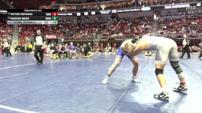 3A-190 lbs Cons. Round 2 - Hunter Merk, Waukee Northwest vs Victor Esparza, Norwalk