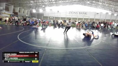 102 lbs Quarterfinal - Jett Childers, Nebraska Elite Wrestling Club vs Ryder Owen, Inland Northwest Wrestling Training Center