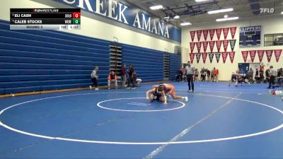 JV-22 lbs Round 3 - Eli Cash, Solon vs Caleb Stocks, West Delaware, Manchester