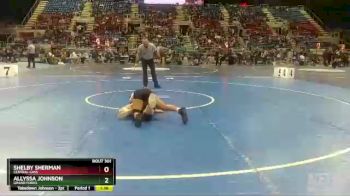 140 lbs Semifinal - Allyssa Johnson, Grand Forks vs Shelby Sherman, Central Cass