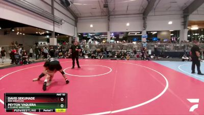 157 lbs Quarterfinal - David Sekumade, Rise Wrestling vs Peyton Vaquera, X-CLUSIVE Wrestling