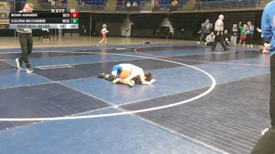60 lbs Consy 3 - Boah Adamek, Methacton vs Colton McCombie, Mohawk