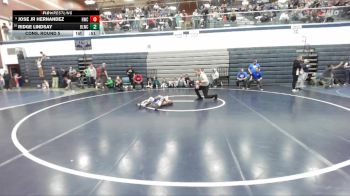 59 lbs Cons. Round 5 - Jose Jr Hernandez, Homedale Wrestling Club vs Ridge Lindsay, Bear Lake Wrestling Club
