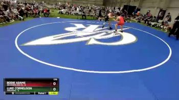 170 lbs Placement Matches (16 Team) - Bodie Adams, Oklahoma Red FS vs Luke Cornelison, Arkansas