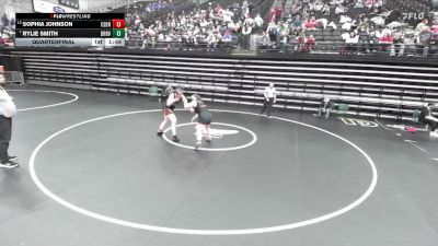 4A 235 lbs Quarterfinal - Rylie Smith, Bear River vs Sophia Johnson, Cedar