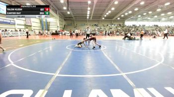 80 lbs Rr Rnd 2 - Talon Klesh, Grit Mat Club Blue vs Carter Ray, Broad Axe White